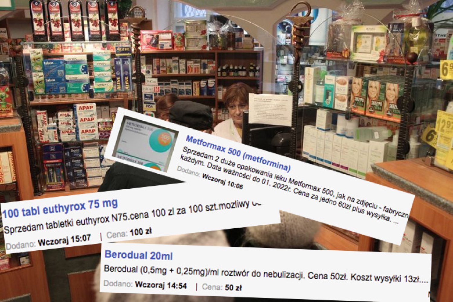 Niektórzy pacjenci są skazani na łaskę internetowych sprzedawców.