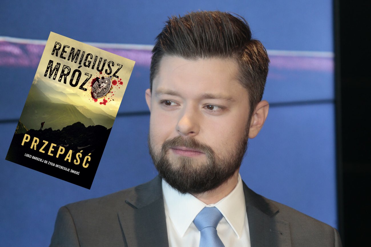 Reklama książki Remigiusza Mroza "Przepaść" zablokowana za obrazę uczuć religijnych.