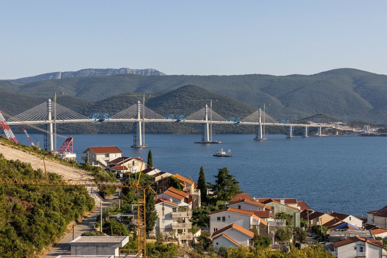 Most Pelješac w Chorwacji.
