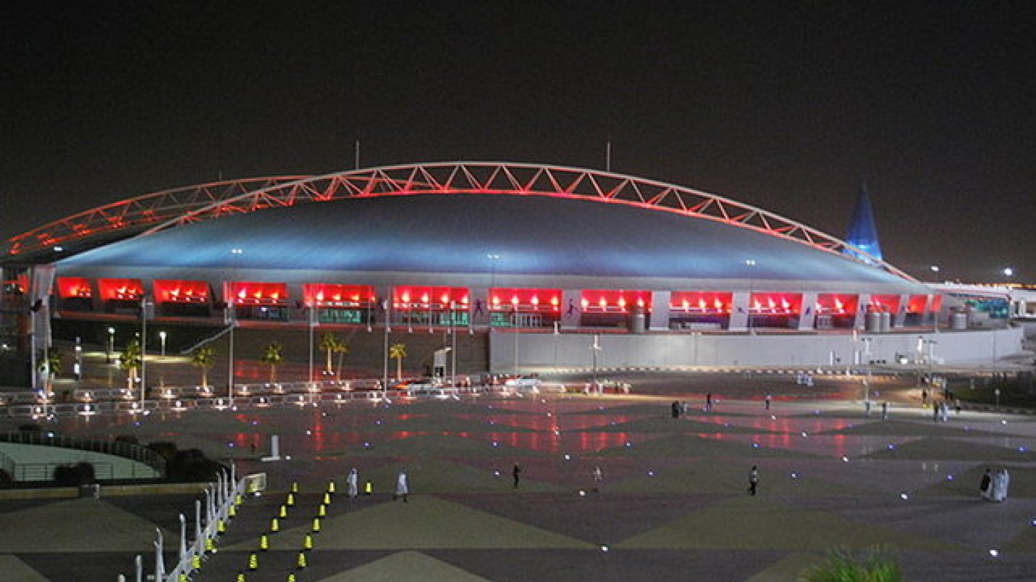 FIFA odwołała Mistrzostwa Świata w Katarze w 2022 roku. Nie odbędą się w czerwcu, ani lipcu. Tak wyglądała wizualizacja stadionu, na którym miał odbyć się mecz otwarcia.