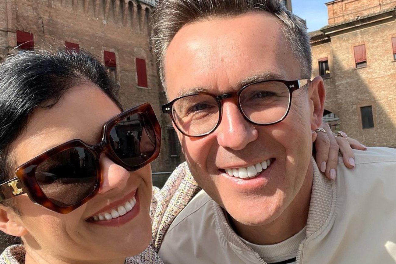 Maciej Kurzajewski poznał swoją wnuczkę. Do Włoch wziął Katarzynę Cichopek.