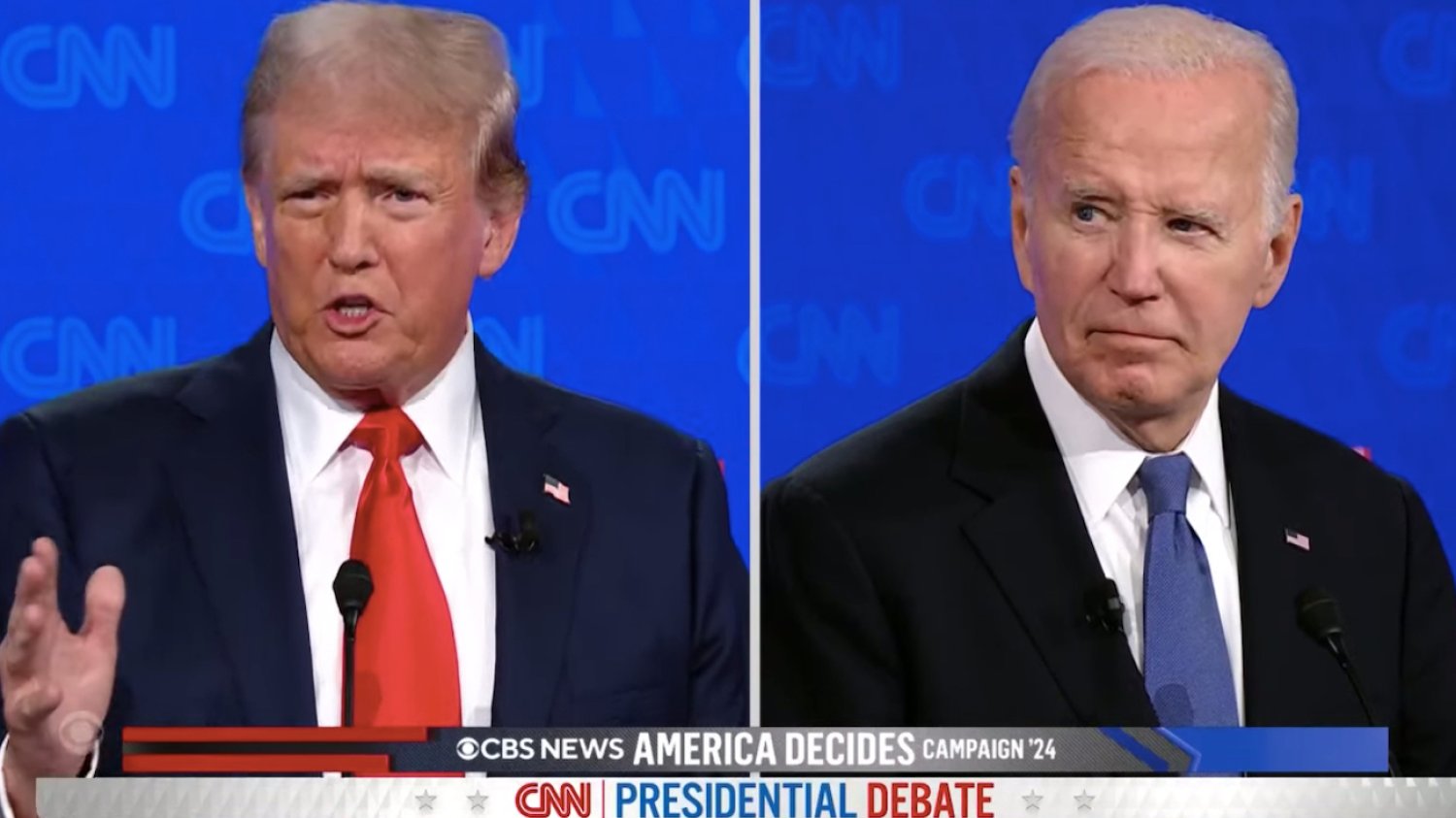 Za nami debata z udziałem Joe Bidena i Donalda Trumpa