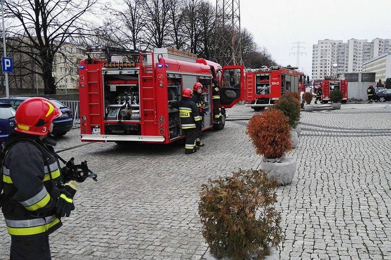 Pożar w siedzibie TVP