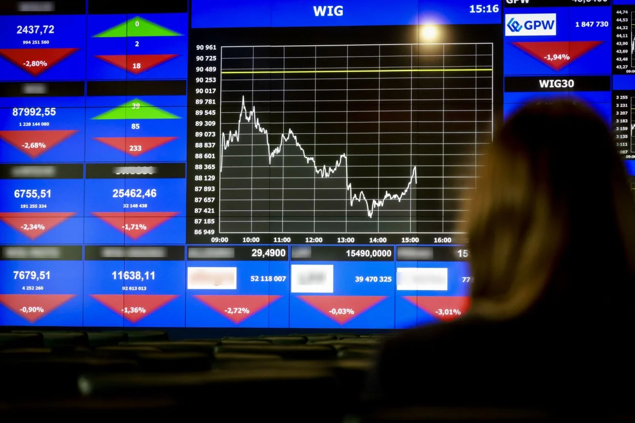 Giełda nerwowo zareagowała na wyniki wyborów prezydenckich, złoty też osłabł