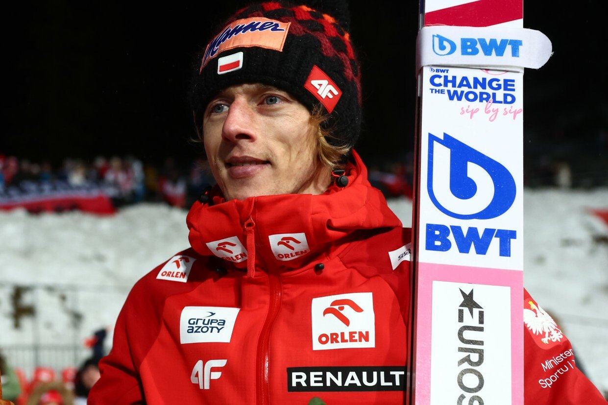 Dawid Kubacki wrócił do treningów.