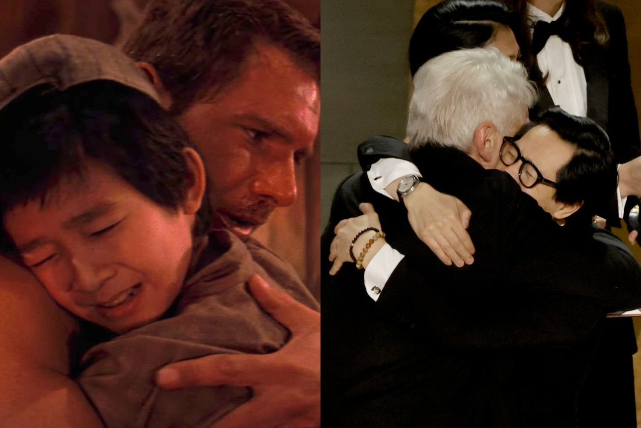 Ke Huy Quan i Harrison Ford spotkali się na gali Oscarów 2023. Ich powitanie wzrusza.