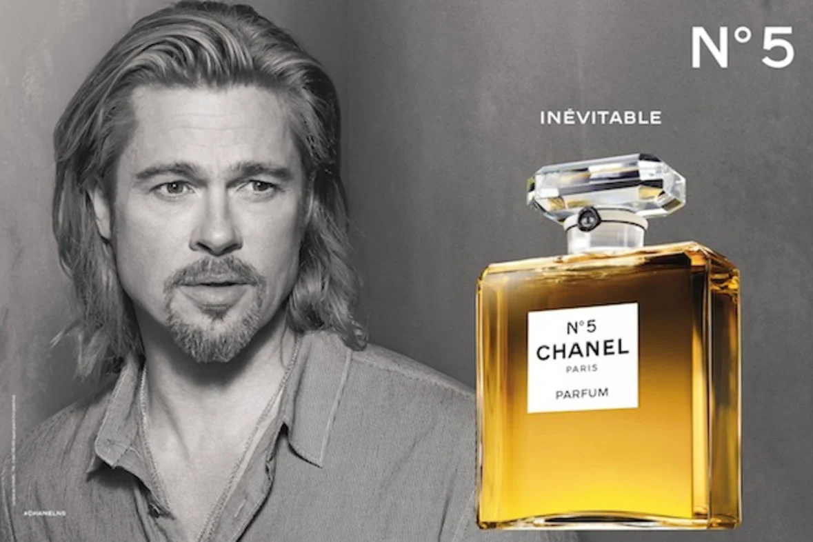 Tak, twarzą tego zapachu był również Brad Pitt