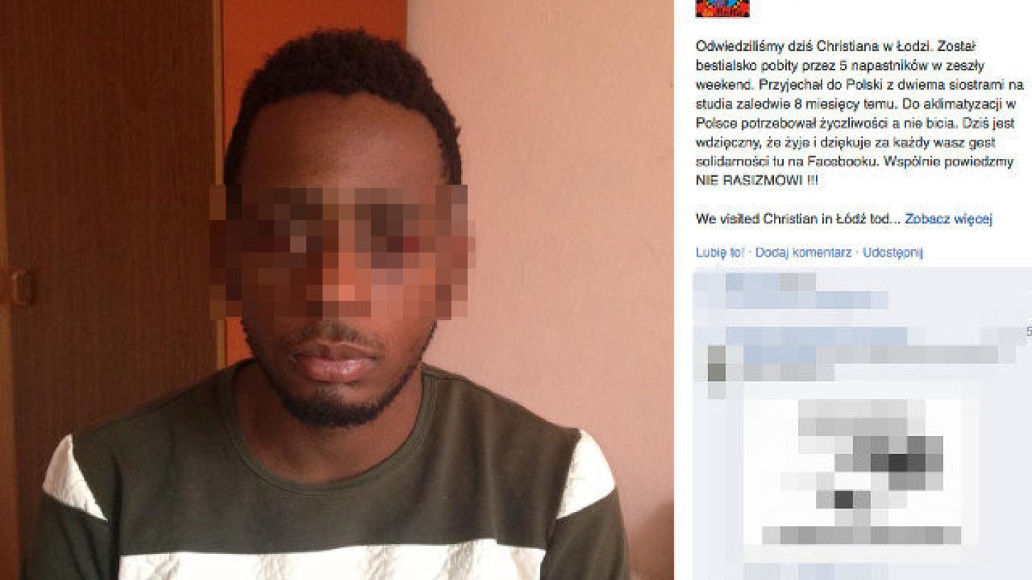 O pobiciu Christiana Malura napisała na Facebooku warszawska restauracja La MaMa