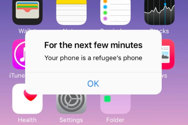 Kampania BBC pozwala przez chwilę poczuć się jak uchodźca.