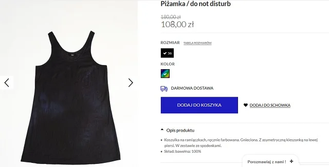 Jedna z piżam Lous.