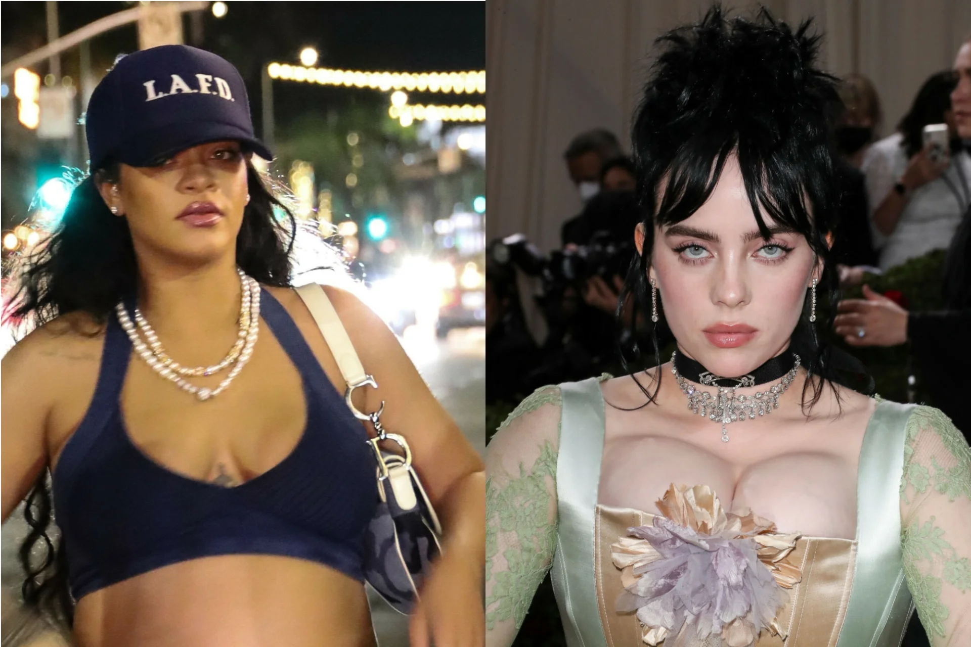 body shaming gwiazd: Selena Gomez, Rihanna, Billie Eilish Rihanna i Billie Eilish