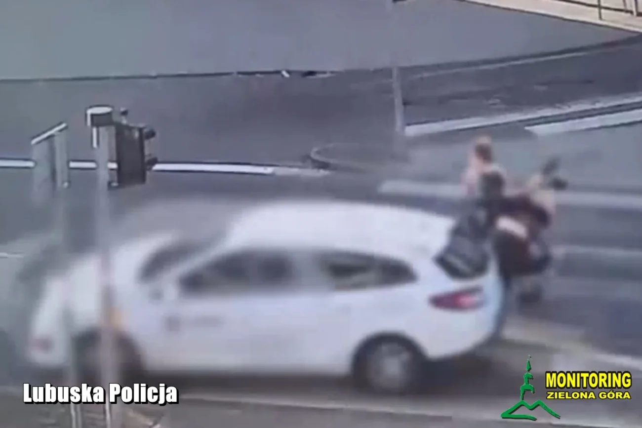 Pieszy na przejściu nie może być nigdy zaskoczeniem dla kierującego.