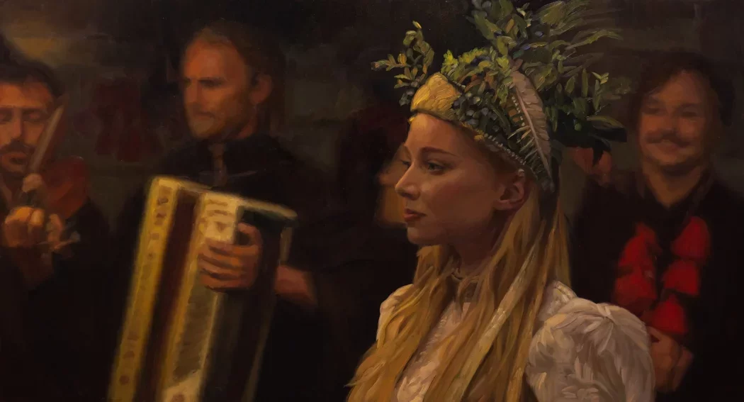 Kamila Urzędowska jako Jagna w Chłopach