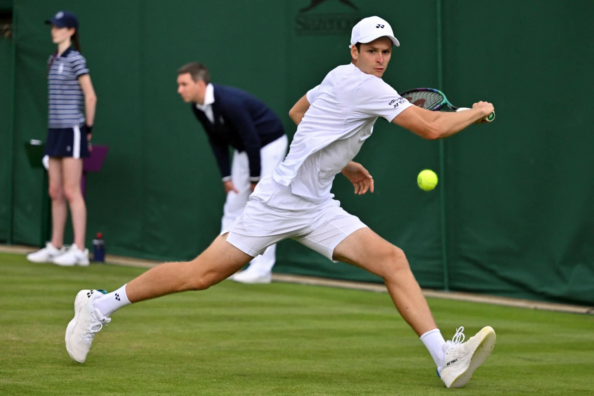 Hubert Hurkacz wygrał mecz pierwszej rundy Wimbledonu po niebywałej wręcz walce