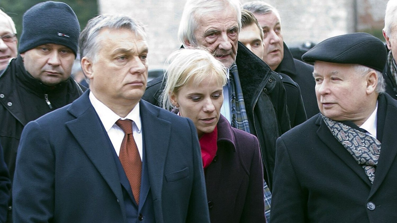 Premier Węgier Viktor Orban i prezes PiS Jarosław Kaczyński.