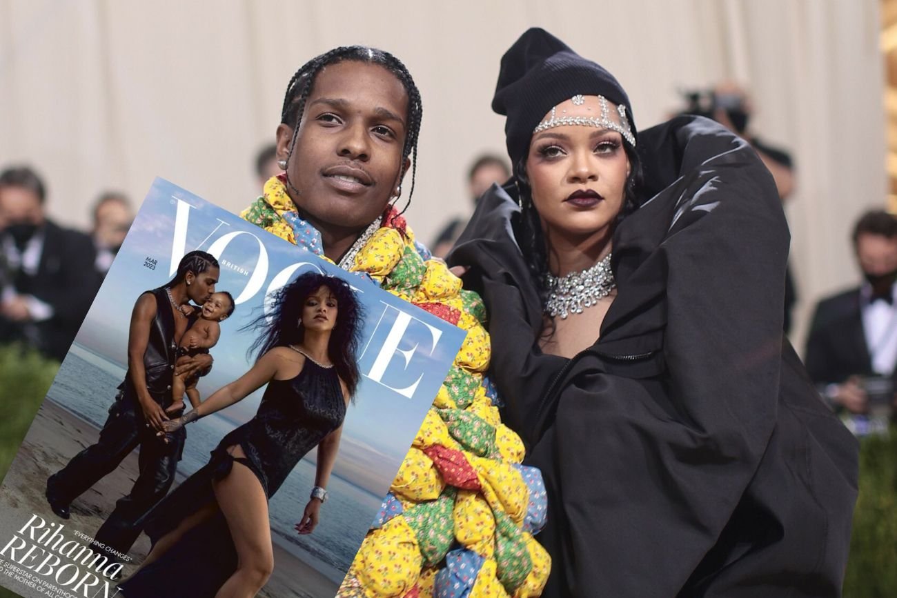 Nowa okładka "Vogue'a" z Rihanną i Asapem Rockym pięknie odwraca role płciowe.