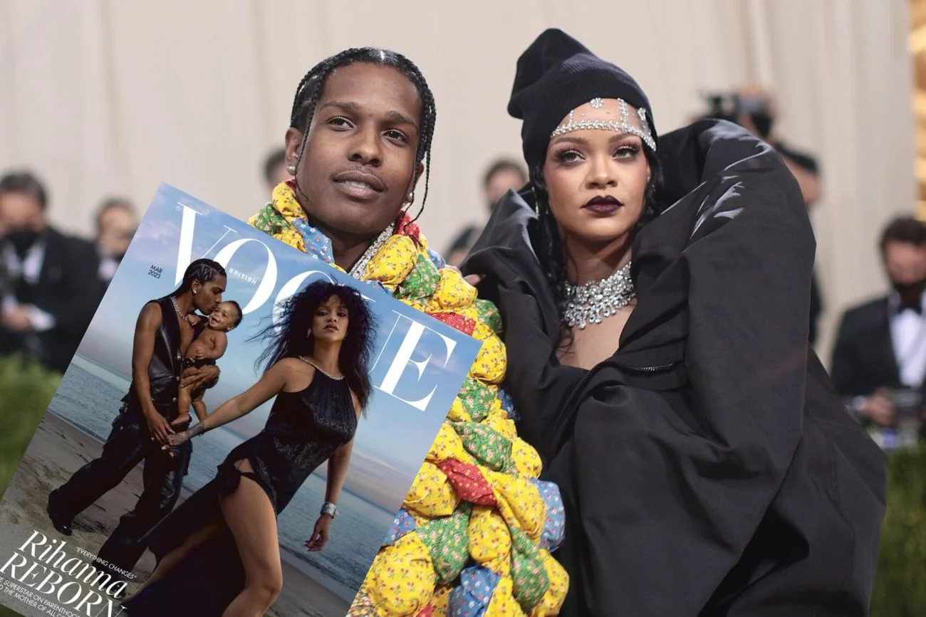 Nowa okładka "Vogue'a" z Rihanną i Asapem Rockym pięknie odwraca role płciowe.