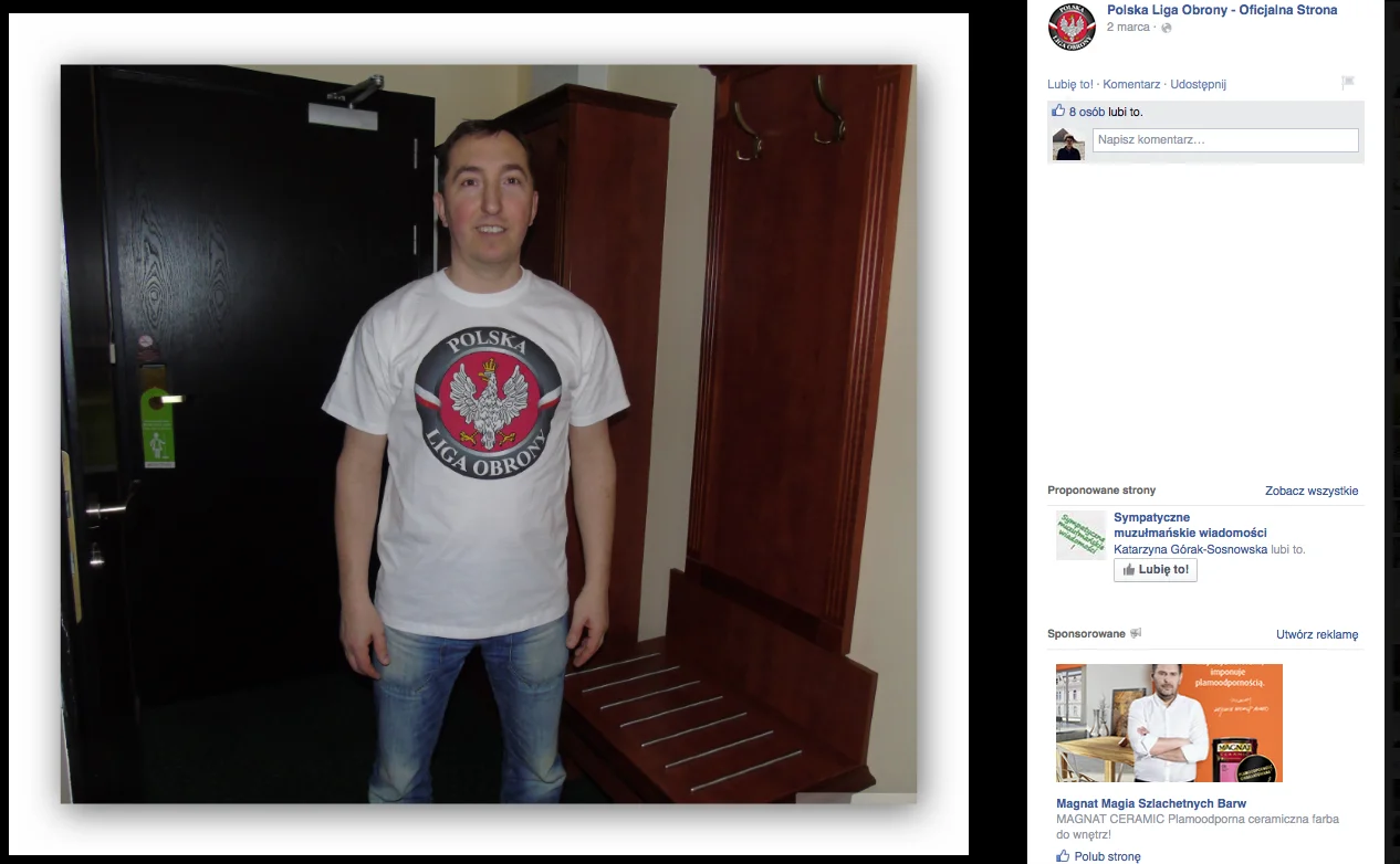 Dariusz Mazurek, szef Polskiej Ligi Obrony