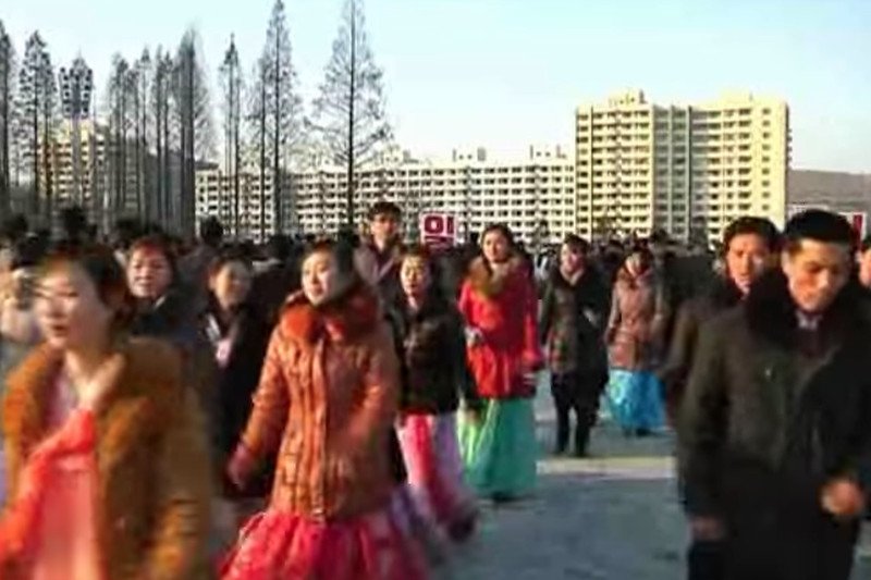 Takie tańce od lat praktykowane są w Korei Północnej właśnie 24 grudnia.