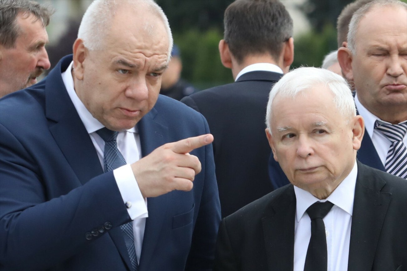 Jacek Sasin i Jarosław Kaczyński
