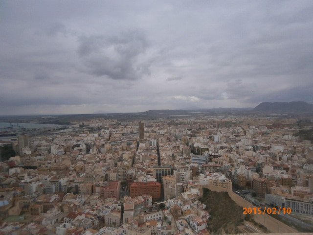 Alicante - widok z zamku Santa Barbara