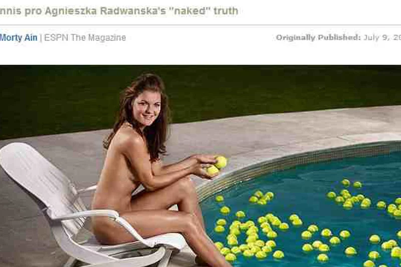 Agnieszka Radwańska w ESPN Magazine Body Issue