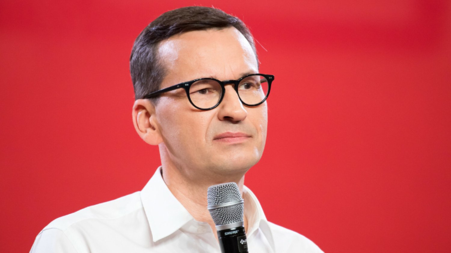 Morawiecki wygwizdany w Wejherowie. Nie wpuszczono przeciwników PiS