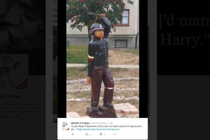 Tak wygląda pomnik Małego Powstańca w Legnicy.