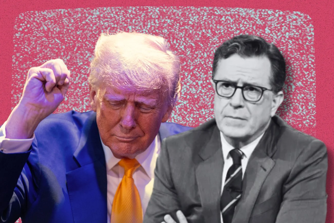 Skasowanie programu Stephena Colberta "The Late Show" może mieć wspólnego z Donaldem Trumpem Donald Trump i Stephen Colbert
