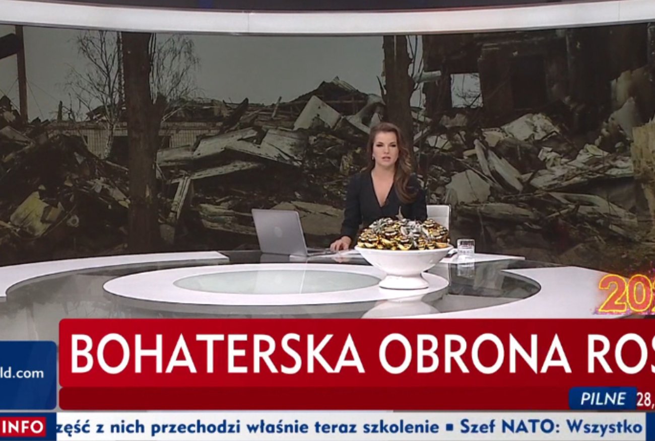 Bolesna wpadka "paskowego" TVP. Pochwalił "bohaterską obronę Rosji".