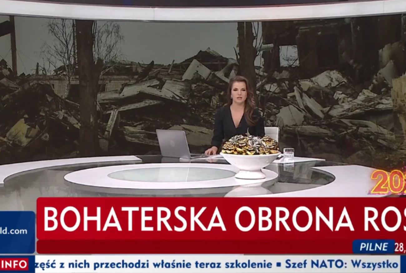 Bolesna wpadka "paskowego" TVP. Pochwalił "bohaterską obronę Rosji".