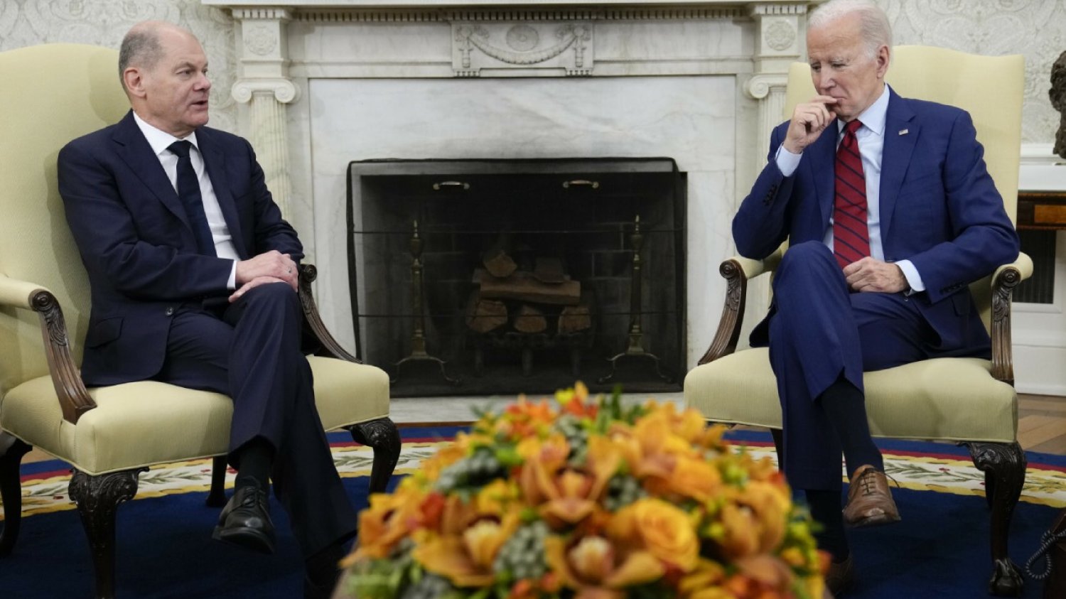Olaf Scholz i Joe Biden