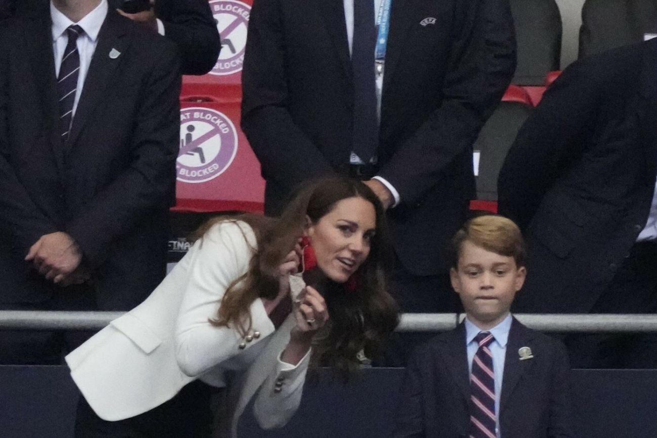 Kate Middelton i książę George.