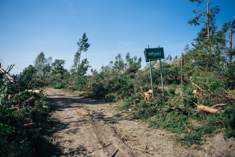 Nawałnica przeszła przez północ Polski w nocy z 11 na 12 sierpnia.