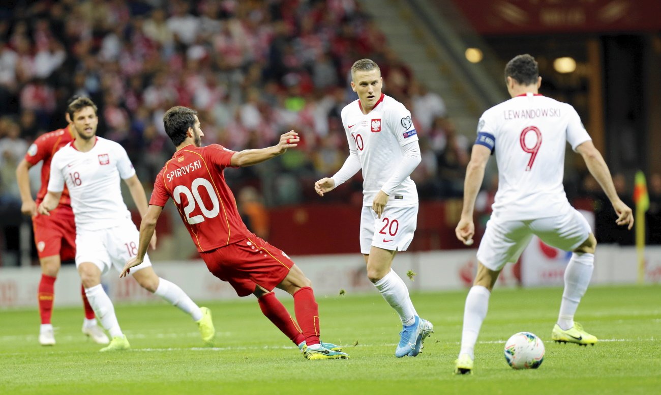 Robert Lewandowski i jego koledzy liczą na zwycięstwo ze Słowakami i dobry początek Euro 2020