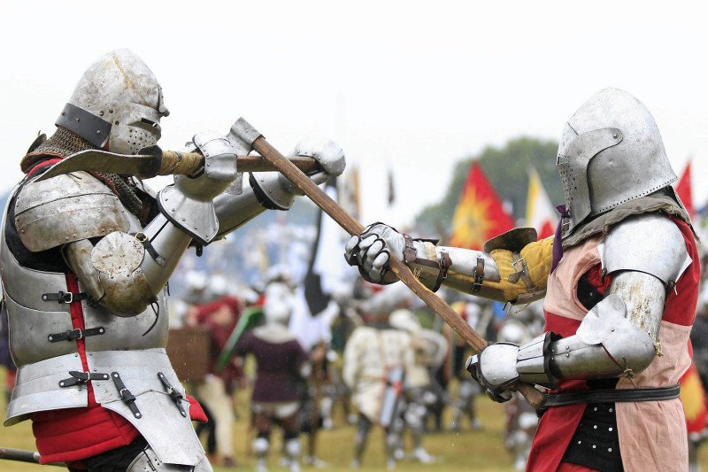 Pola Grunwaldzkie. Rekonstrukcja Bitwy pod Grunwaldem.