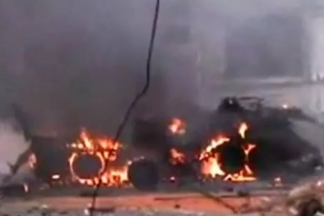 Czołg zniszczony przez rebeliantów, Hims