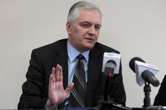 Minister sprawiedliwości Jarosław Gowin
