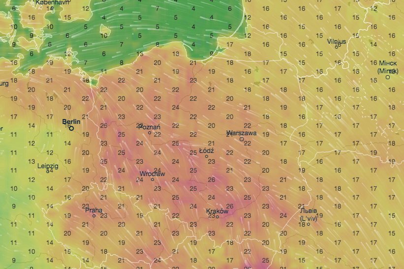 Dzisiaj będzie w Polsce naprawdę ciepło.