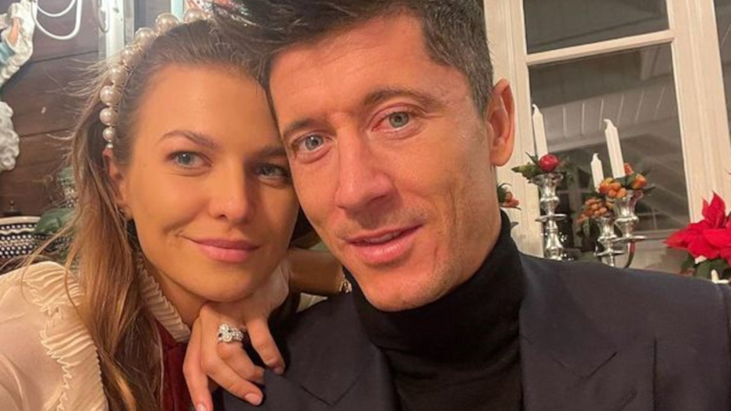 Anna i Robert Lewandowscy już przygotowują dom na święta.