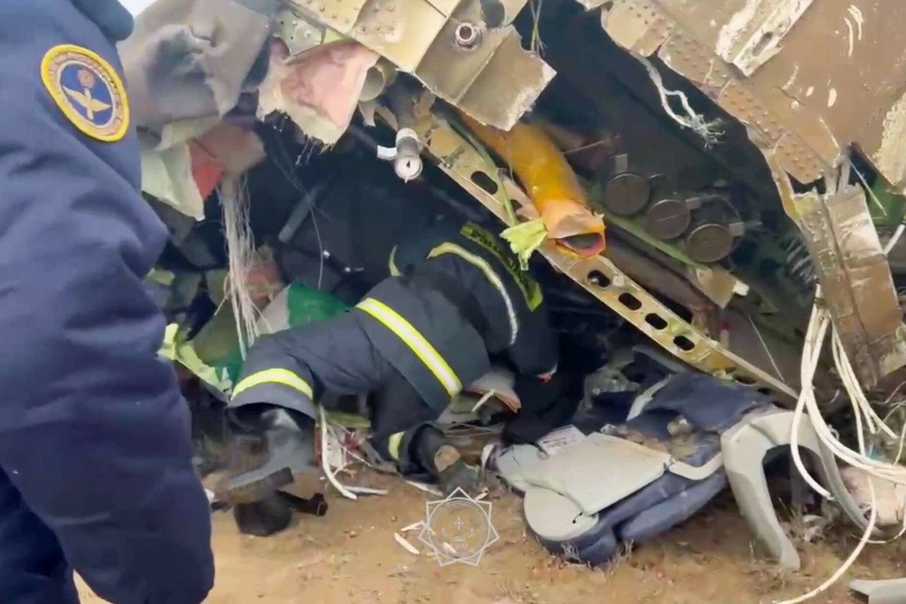 Katastrofa samolotu w Kazachstanie. Mówi się o udziale Rosjan.