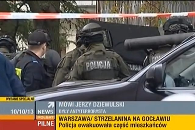 33-letniego mężczyznę zatrzymali przybyli na miejsce antyterroryści