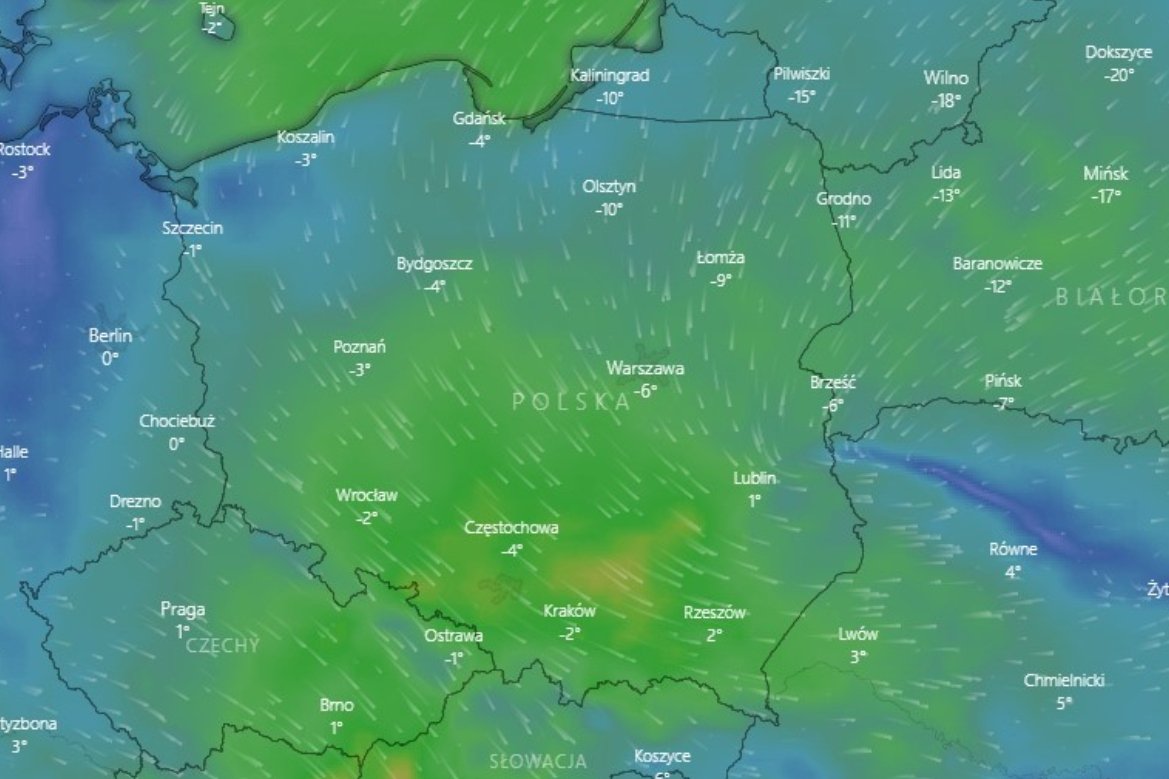 Pod koniec tygodnia znów wróci do Polski zima