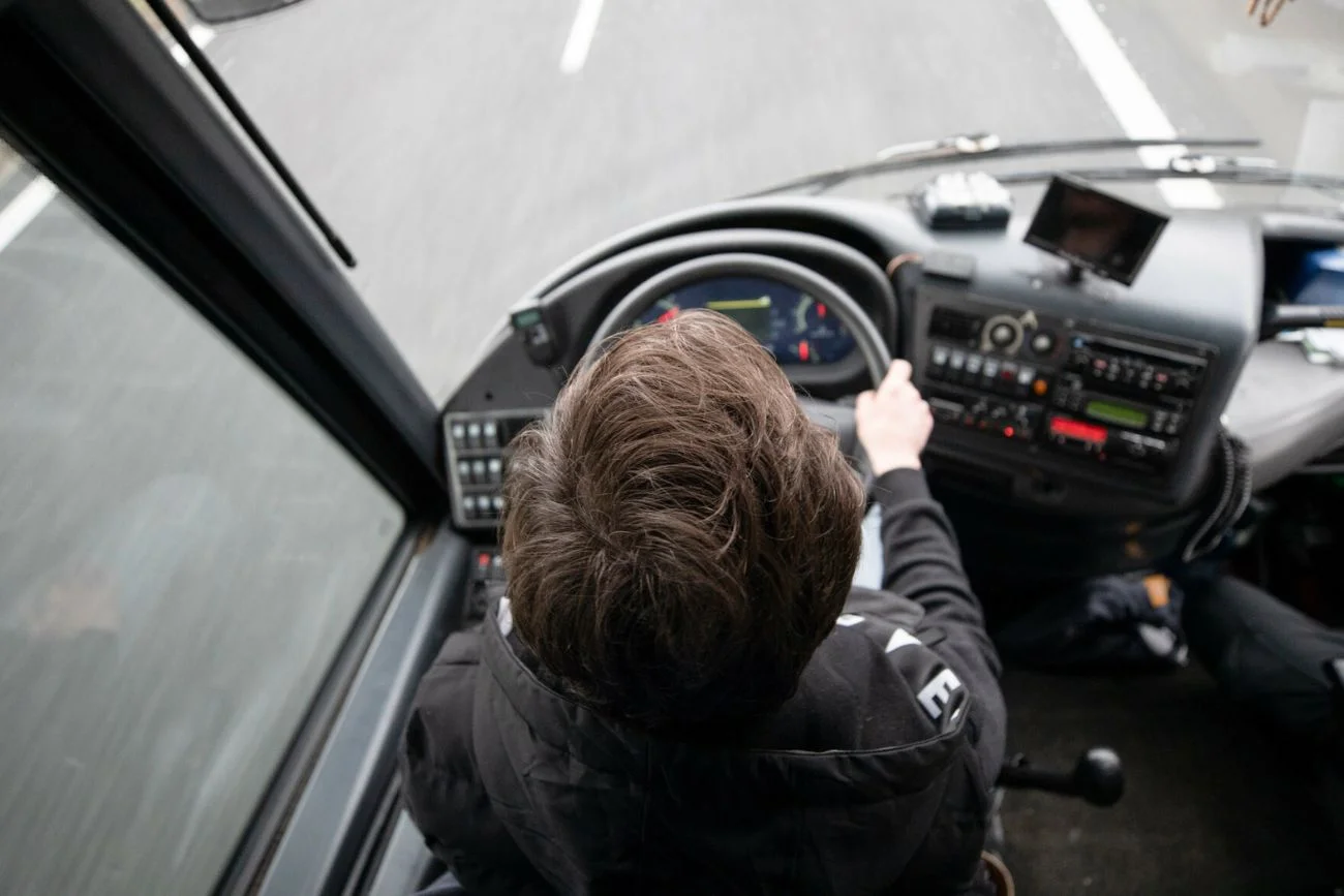 Kierowca autobusu.