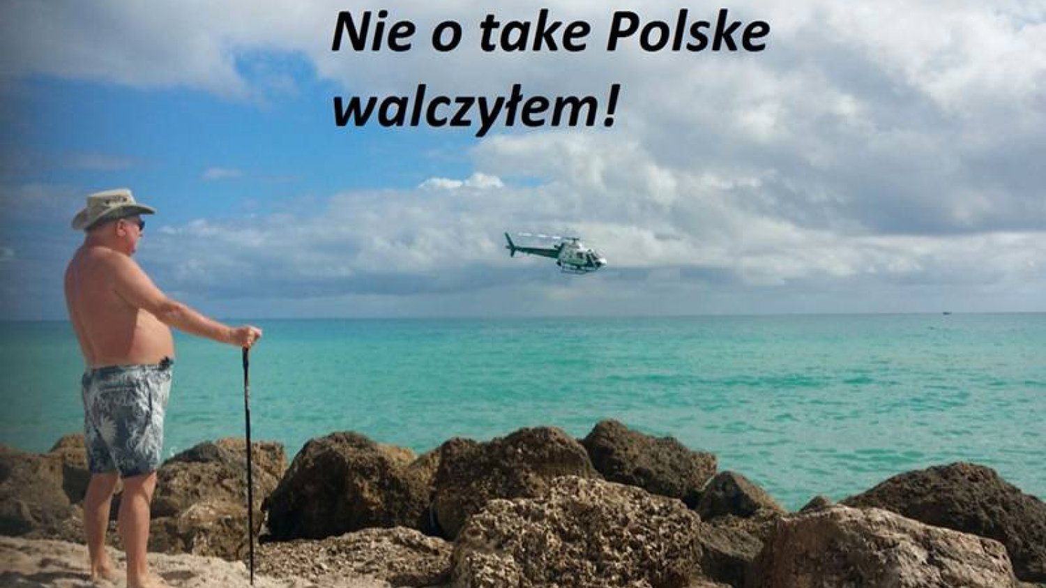 Zdjęcia z wyjazdu Lecha Wałęsy stały się kolejną okazją do żartów z byłego prezydenta.