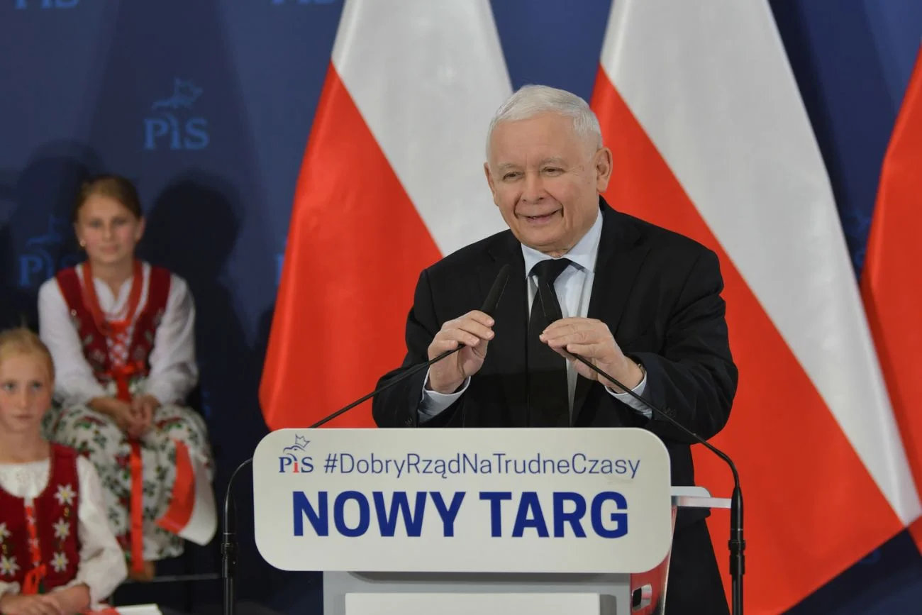 Jarosław Kaczyński w Nowym Targu.