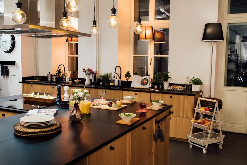 Kuchnia Spotkań jest wygodna i funkcjonalna, a przede wszystkim w pełni wyposażona.