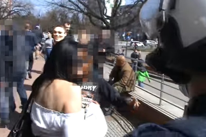 Komenda Wojewódzka Policji we Wrocławiu pokazała nagranie z protestu w Głogowie.