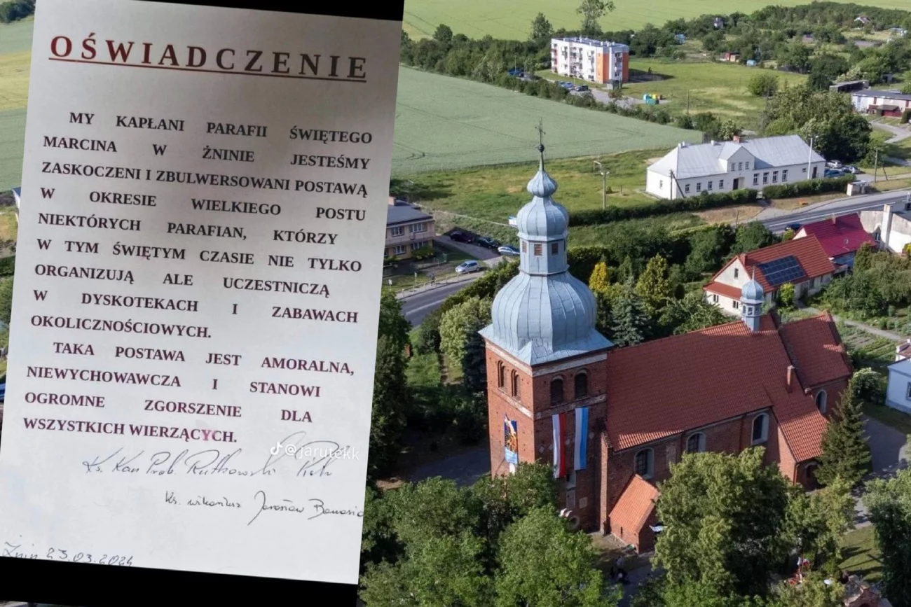 Księża ze Żnina krytykują parafian. Mówią o amoralnej postawie