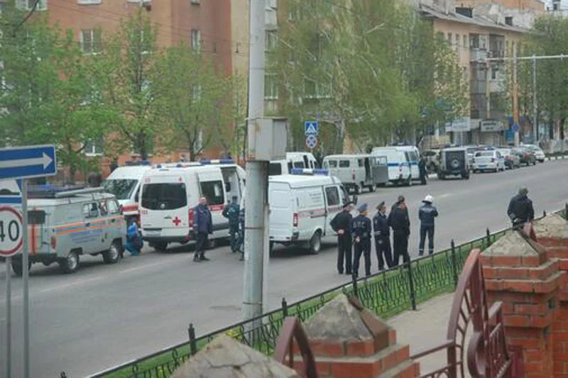 Atak na rosyjski Bank Zachodni w Biełogrodzie.